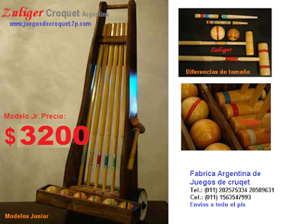 JUEGOS DE CROQUET: Venta de juego de croquet Jr. en Argentina