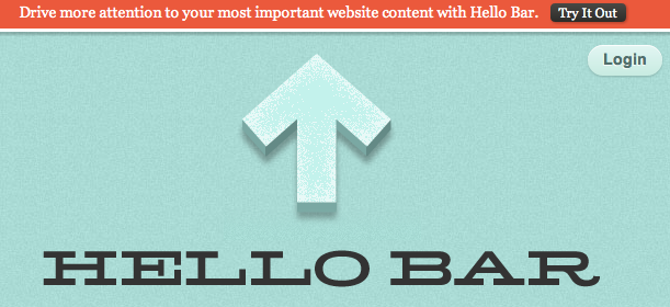 Hello Bar for WordPress Blogs