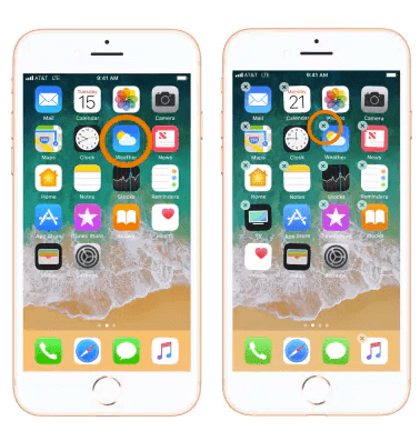 كيفية حذف التطبيقات فى iPhone 8 / 8 Plus