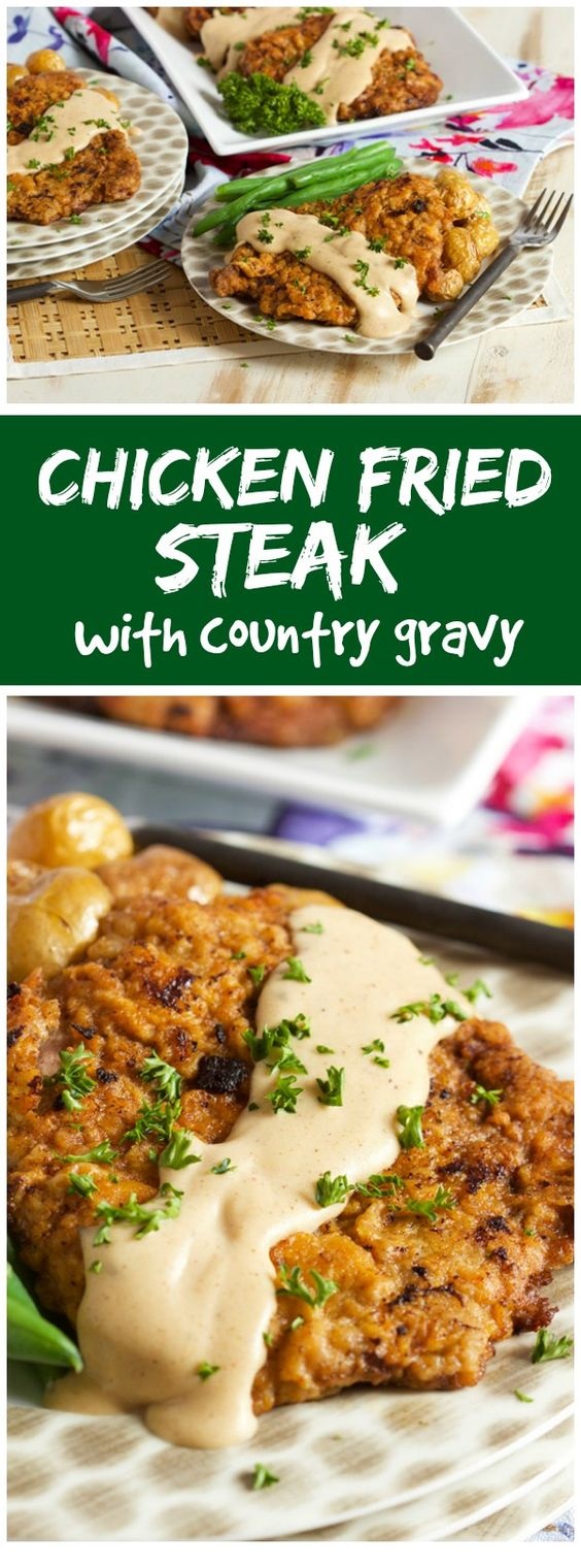 Chicken Fried Steak With Country Gravy
