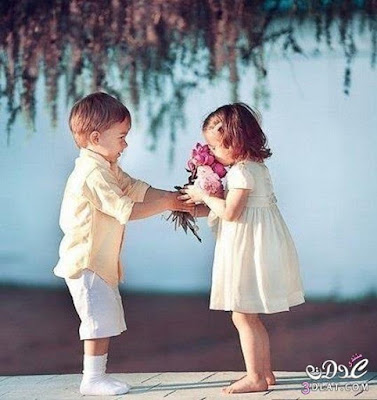 صور اطفال رومانسية