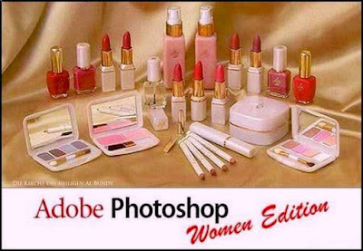Photoshop für Frauen Computer lustig - Schminke Photoshop für Frauen Computer lustig - Schminke
