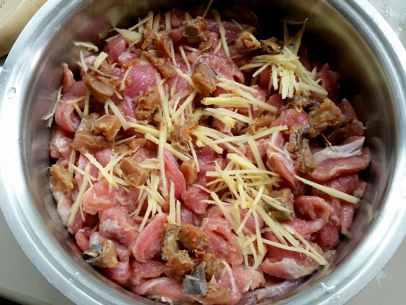 The Informal Chef Steamed Pork With Salted Fish 咸鱼蒸猪肉