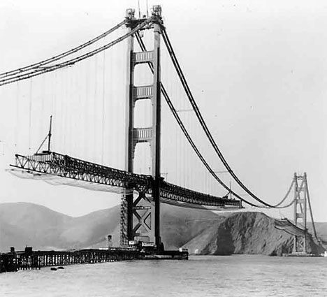 Building the Golden Gate Bridge (1933 - 1937)