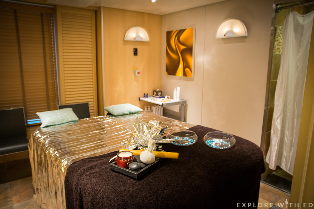 P&O Cruise, Ventura, Spa, Massage