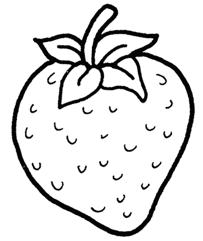 Mewarnai Gambar Buah Strawberry Untuk Anak TK dan PAUD ...