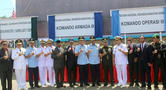 Panglima TNI Resmikan Empat Kesatuan Baru di Sorong