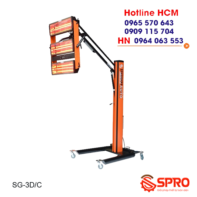Đèn sấy sơn hồng ngoại 3 bóng có cảm biến SHUGUANG SG-3D/C Đèn sấy sơn hồng ngoại 3 bóng có cảm biến SHUGUANG SG-3D/C