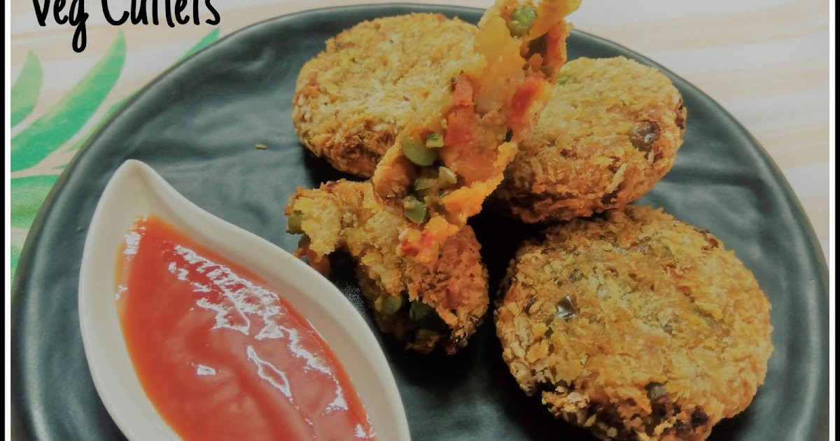 Air fryer Veg recipes (Indian Veg food from Mani Kitchen) AIR FRIED VEG CUTLETS