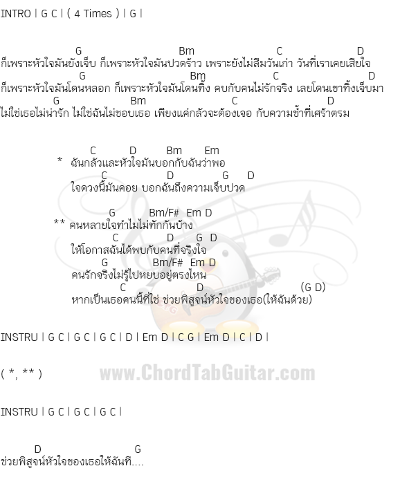 คอร์ดเพลง