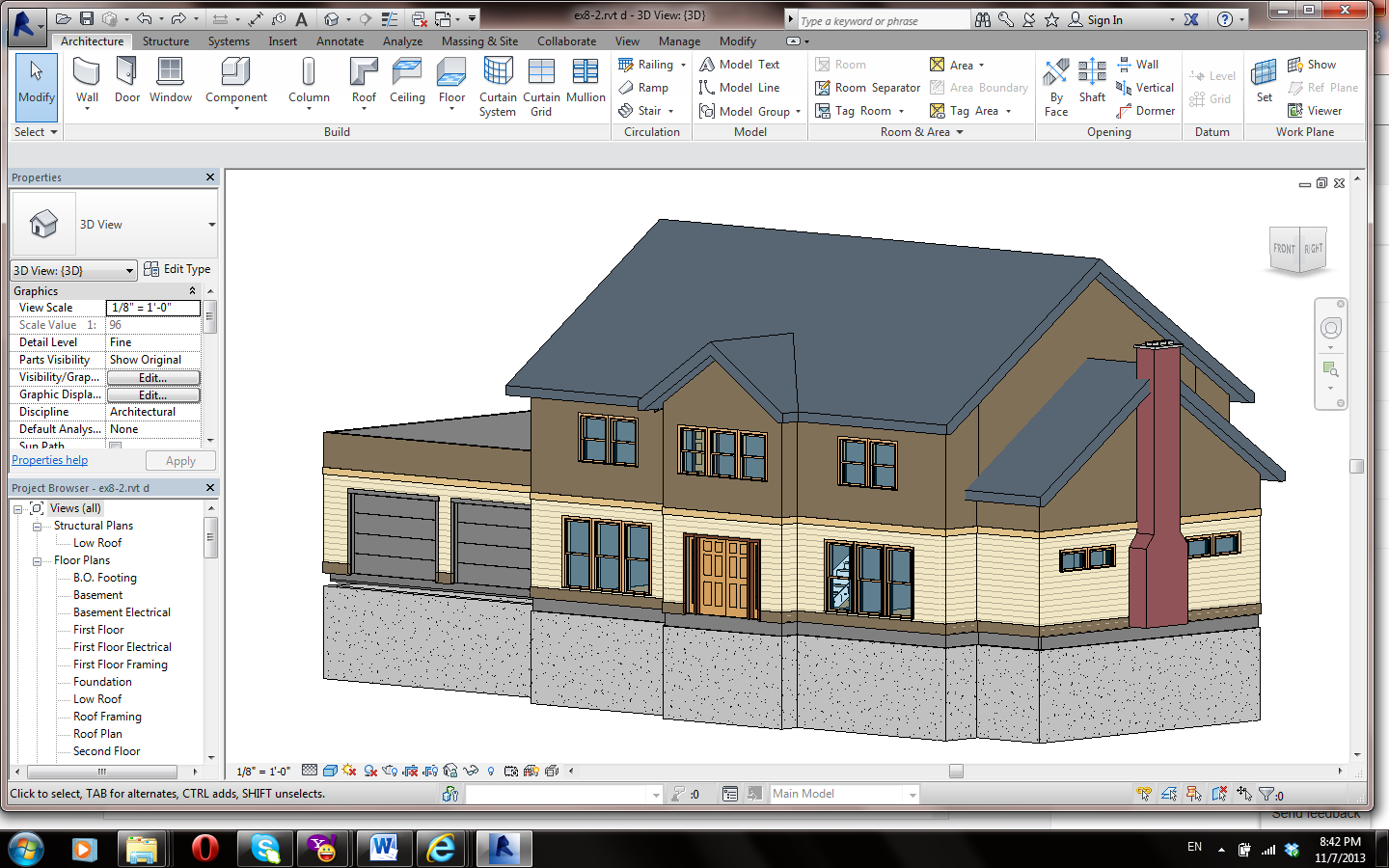 SSTEM Scholar Maha Jawad's Blog Residential Design Using Autodesk Revit / 4