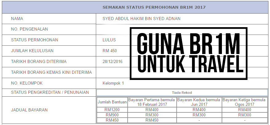 Bank Rakyat Br1m Check - Contoh Hits