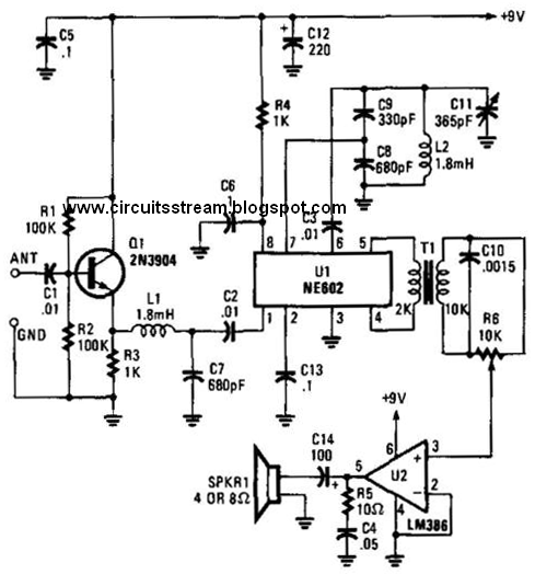 Build A Low Frequency Receiver Circuit Diagram