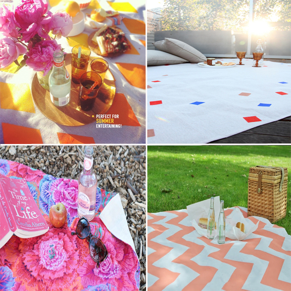 events uncorked Party DIY {Picnic Blankets}