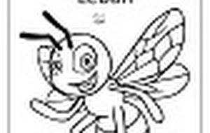 Gambar Blog Anak Islam Kreatif Mewarnai Hewan Bahasa Arab Lebah