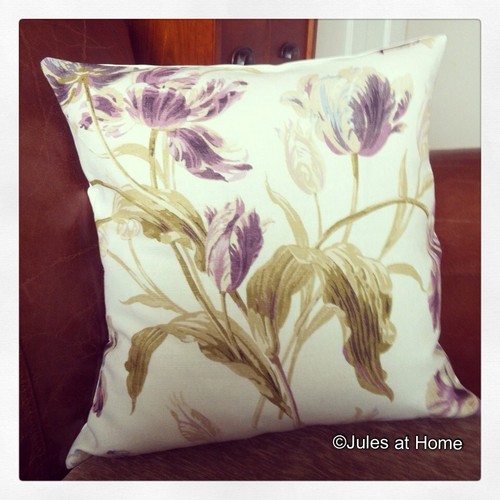 Jules at Home For Sale Laura Ashley Gosford Plum Cushion Covers