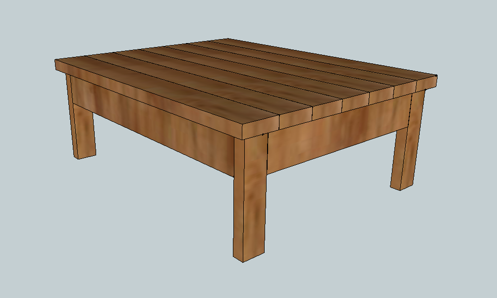 Domestic Jenny easy diy coffee table