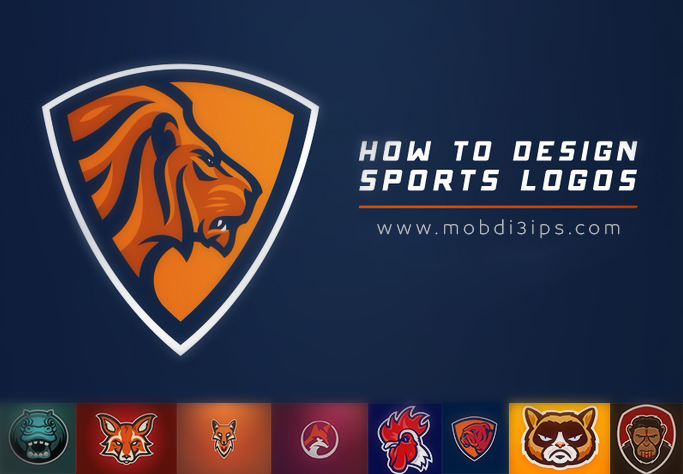 كيف تصمم الشعارات الرياضية How To Design Sports Logos مبدعي