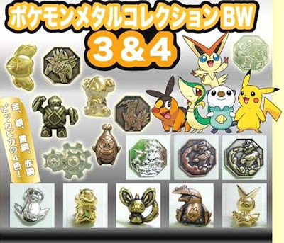 Pokemon Metal Collection BW 3 4 Kyodo