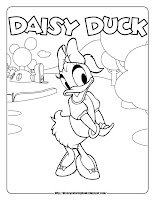 daisy coloring pages mickey mouse coloring sheets