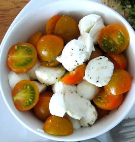 sungold tomato and bocconcini salad