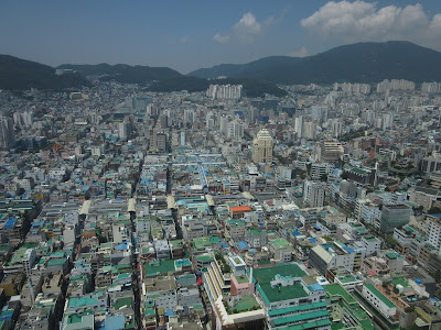 Vistas de Busan desde la torre