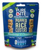 Pure Bite popped rice clusters blueberry & cranberry Pure Bite popped rice clusters blueberry & cranberry
