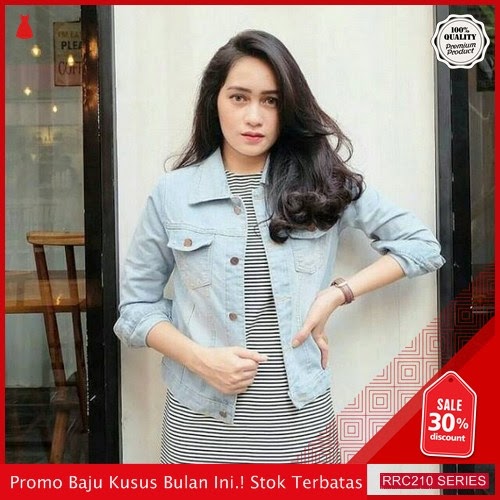 RRC210J51 Jaket Jeans Clasik Wanita Terbaru BMGShop