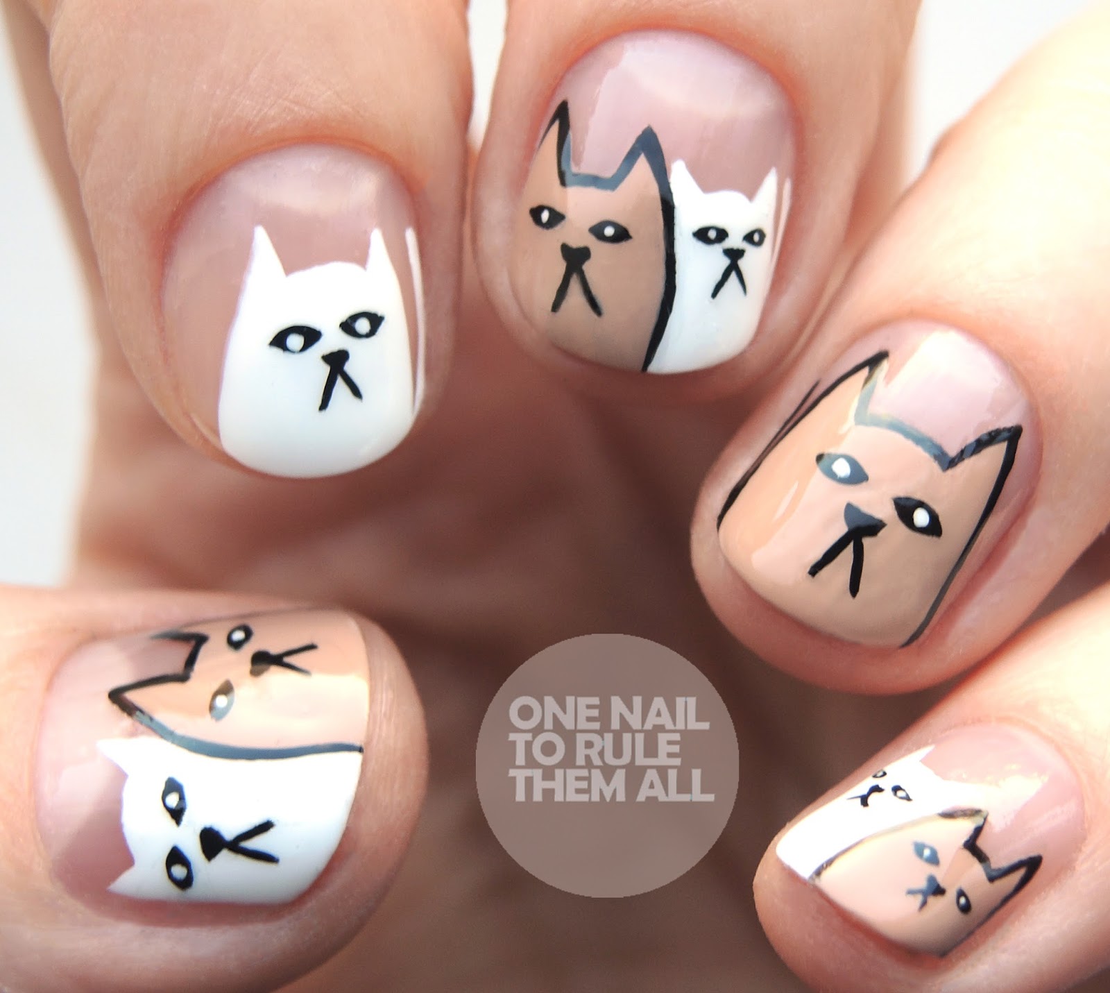 Cat Princess Nail Art - nailbees