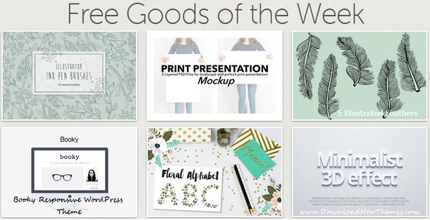 Creative Market Free Goods of the Week
