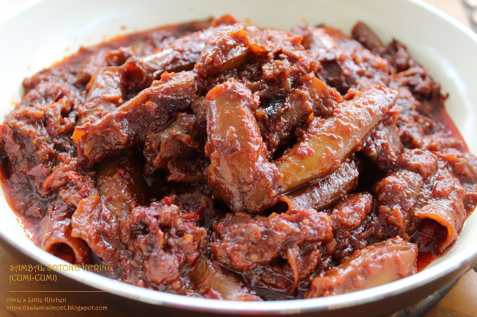 Cara Masak Sambal Sotong Kering (CumiCumi) AMIE�S