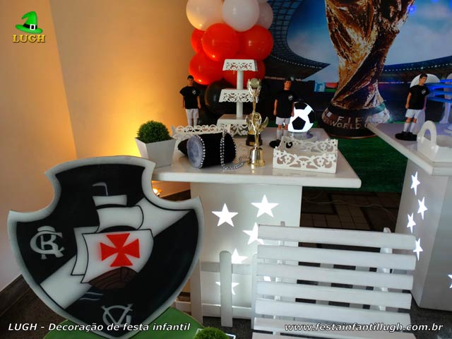 Mesa decorativa Futebol - Decoração de aniversário Mesa decorativa Futebol - Decoração de aniversário