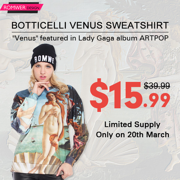 Botticellis Venus Sweatshirt