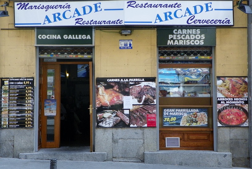 Viajes, hoteles y restaurantes: Arcade: Buen menú entre Ópera y Puerta del  Sol