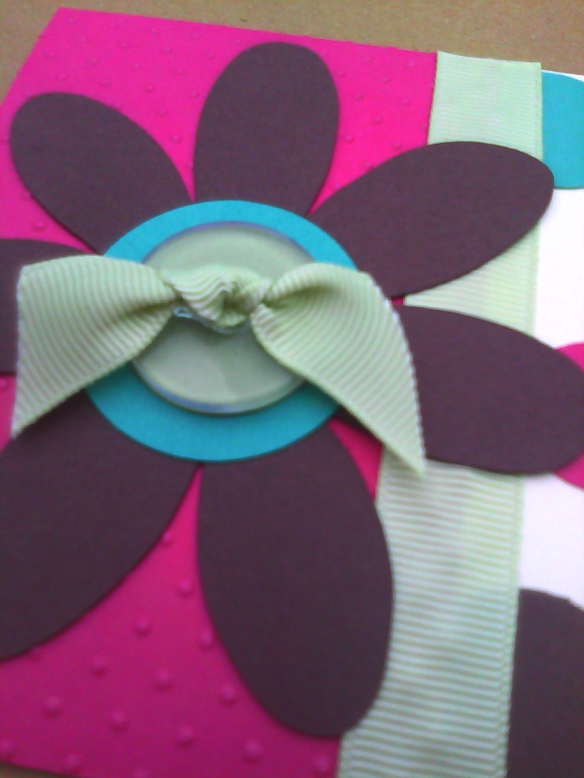 sistochris Scrapbooking and Paper Crafts: Cricut Flower Greeting Card