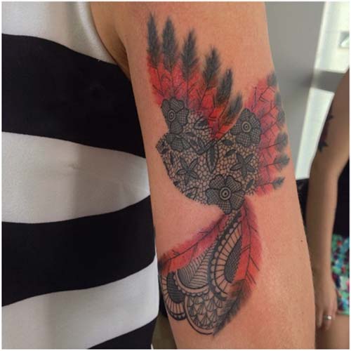 kuşlu dantel dövmeleri bird lace tattoos kuşlu dantel dövmeleri bird lace tattoos