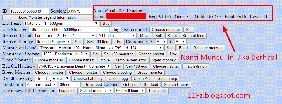 cheat hack monster legend without tool terbaru 2015