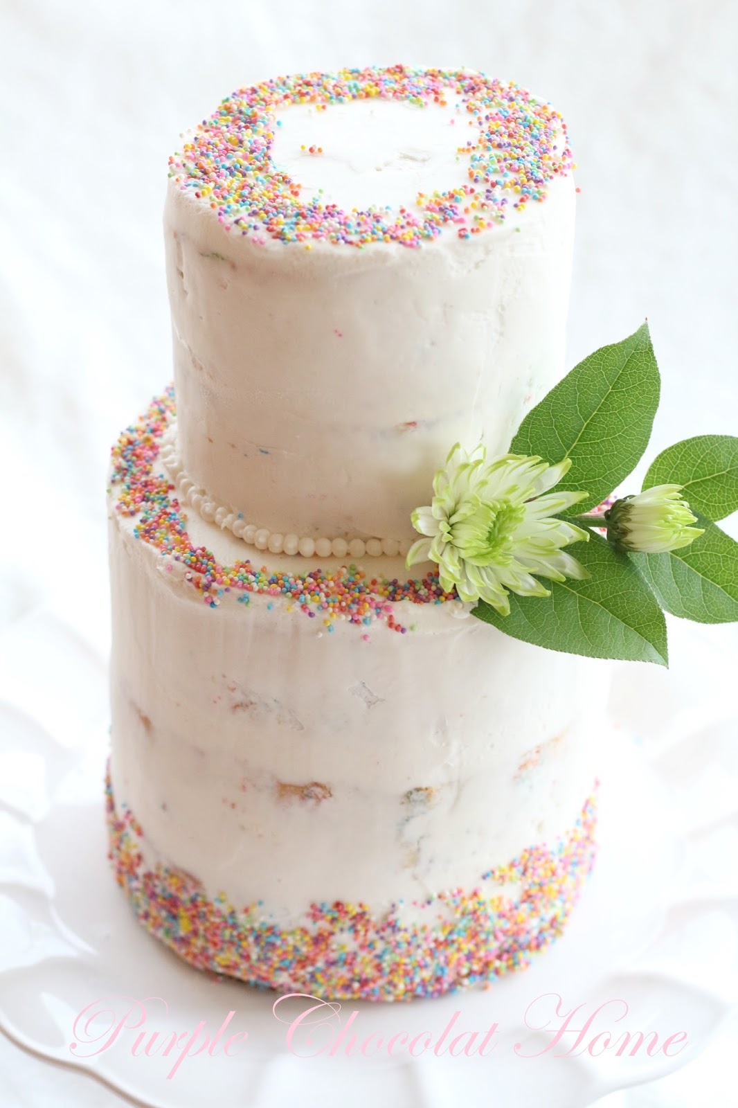 Confetti Wedding Cake