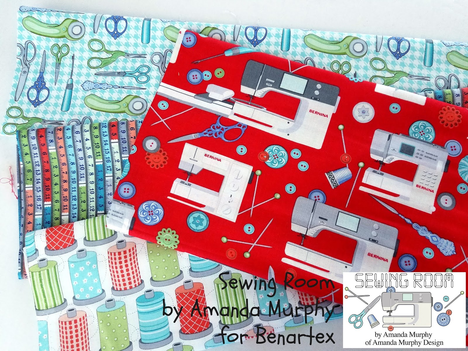 Chris Dodsley mbCD Sewing Room Mug Rug Tute for Benartex