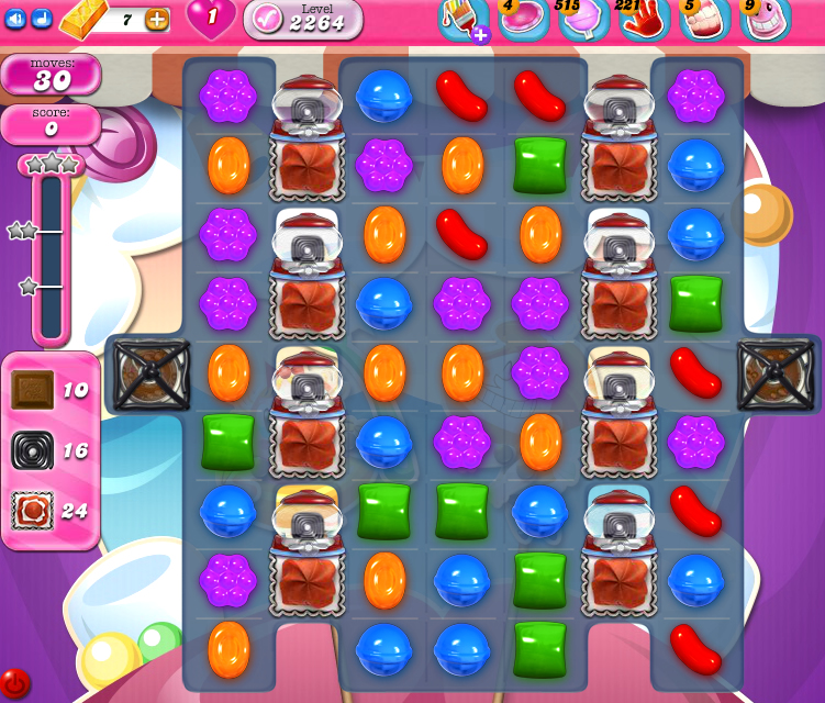 Candy Crush Saga level 2264 Candy Crush Saga level 2264