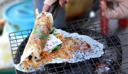 Bánh tráng mắm ruốc