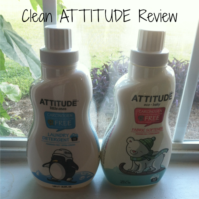 Clean ATTITUDE EcoBaby Laundry Detergent & Little Ones Fabric