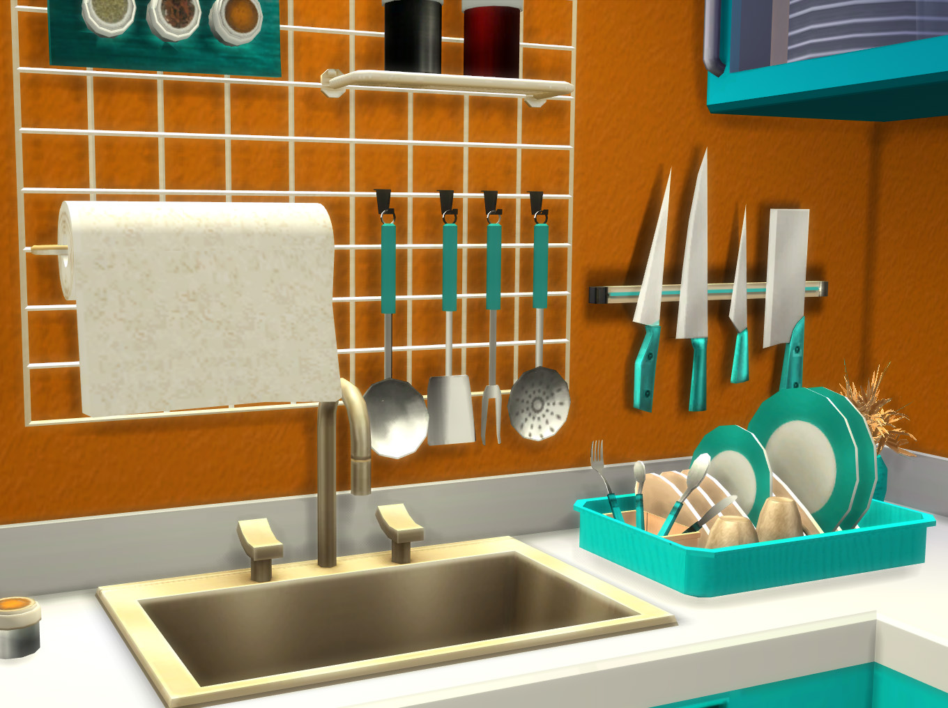 Sims 4 Ccs The Best Altea Kitchen Clutter Part 2 By Pqsim4