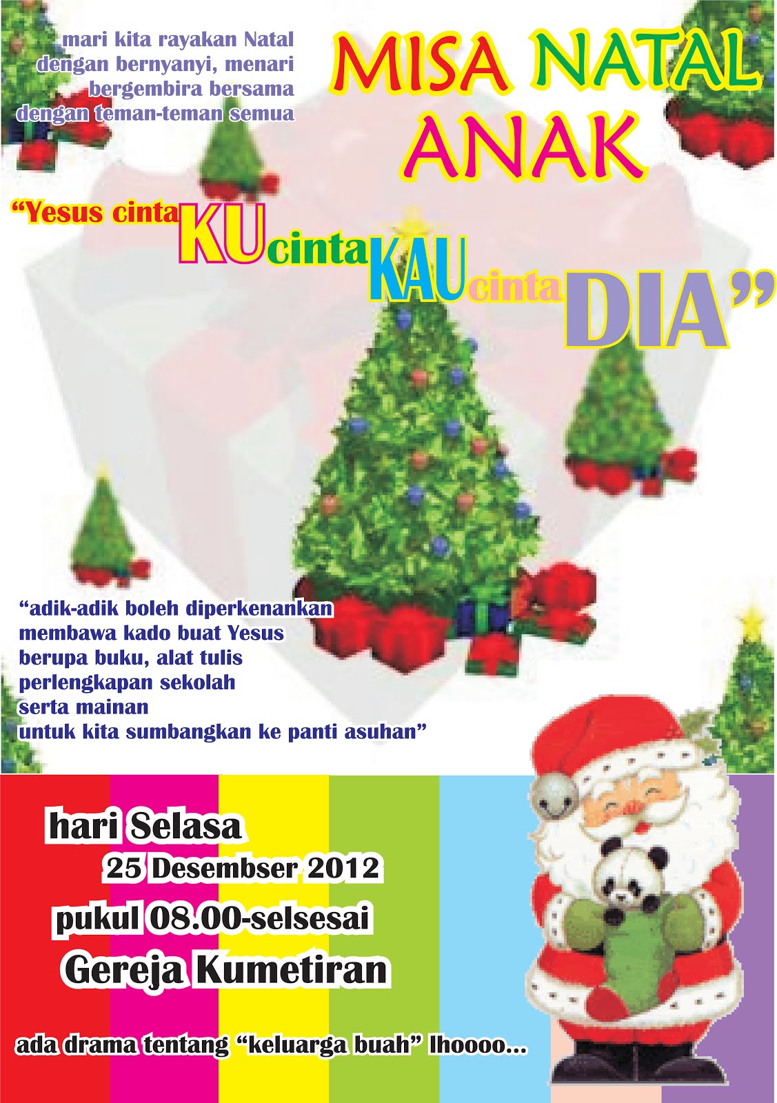 PIAKu Poster Natal Anak 2012 PIA Kumetiran