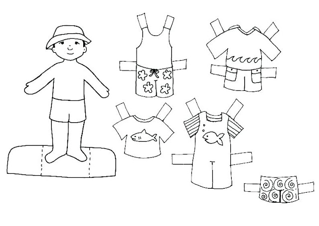 Dibujos de ropa de verano para colorear - colorear tus dibujos