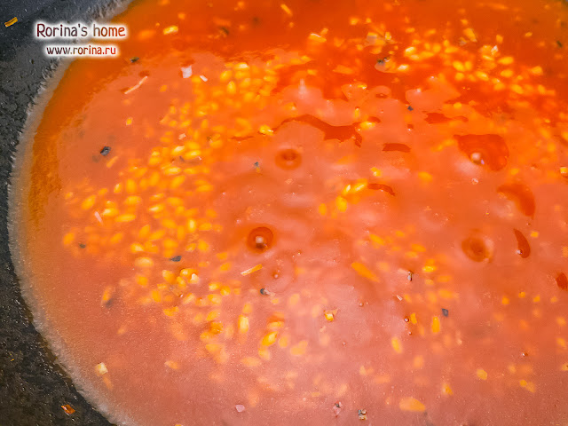 Рис в томатном соке: рецепт