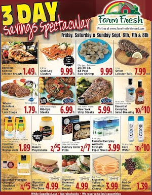Farm Fresh Weekly Sales Ad September 4 - 10, 2019