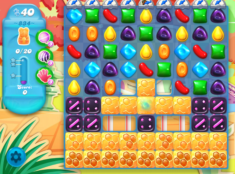 Candy Crush Soda Saga 834 Candy Crush Soda Saga 834