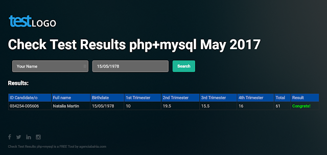 STUDENT RESULT SEARCH BY ID  PHP MYSQL WITH SOURCE CODE