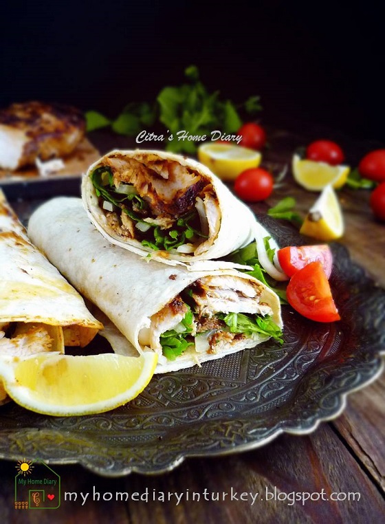 Citra's Home Diary: Turkey or Chicken Shawarma Recipe / Resep ayam atau ...